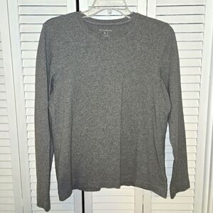 Liz Claiborne Women's L  Long Sleeve Ribbed Top